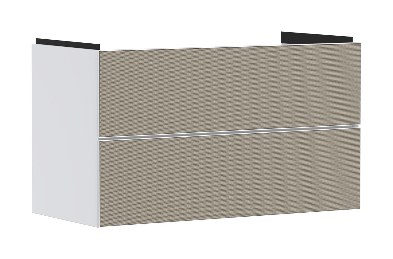 Hansgrohe Waschtischunterschrank Xevolos E Matt White 980/475mm mit 2 Schubkästen für WT BZs