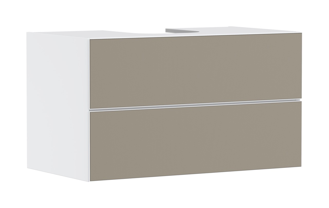 Hansgrohe Waschtischunterschrank Xevolos E Matt White 980/550mm mit 2 SK f.Kons.m.WT ge BZs