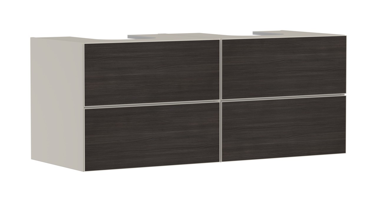 Hansgrohe Waschtischunterschrank Xevolos E Sbma 1370/550mm mit 4 SK f.Kons.m.WT ge ECHD