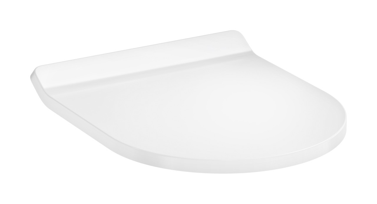 Hansgrohe WC Sitz EluPura Q m.Befestigung oben o.Absenkautoma.m.Schnellverschl.Slim we