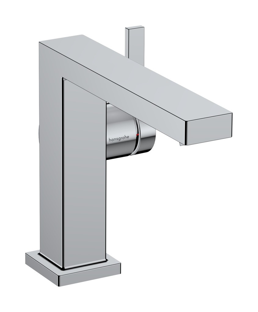 Hansgrohe WTM 110 Tecturis E Fine CoolStart mit Zugstangen-Ablaufgarnitur chrom