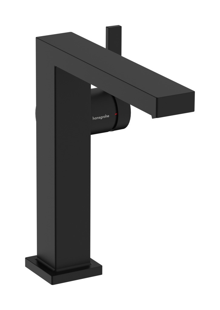 Hansgrohe WTM 150 Tecturis E Fine CoolStart EcoSmart+ mit Push-Open Ablauf Matt Black