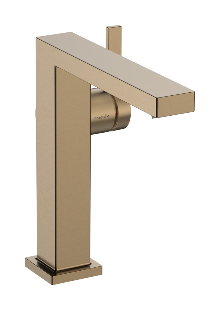 Hansgrohe WTM 150 Tecturis E Fine CoolStart mit Push-Open Ablaufgarnitur Brushed Bronze