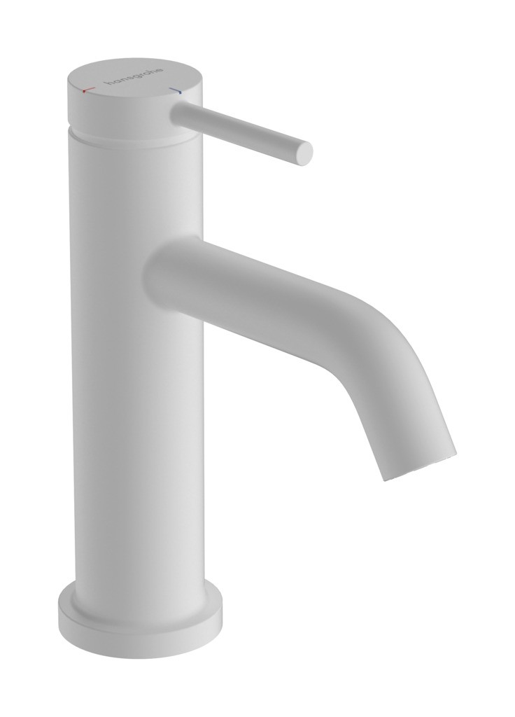 Hansgrohe WTM 80 Tecturis S CoolStart mit Zugstangen-Ablaufgarnitur Matt White