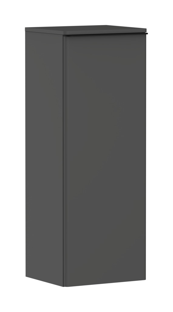 Hansgrohe Xelu Q Halbhochschrank Diamantgrau Matt 400/350, Türanschlag rechts Mattschwarz
