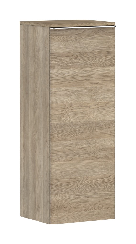 Hansgrohe Xelu Q Halbhochschrank Eiche Natur 400/350, Türanschlag links Chrom