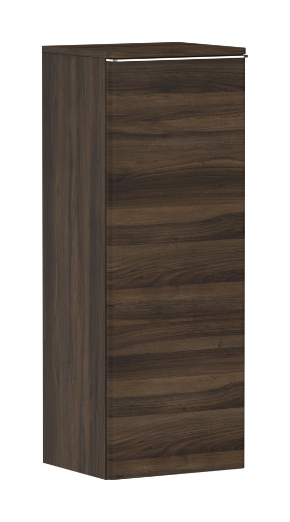 Hansgrohe Xelu Q Halbhochschrank Nussbaum Dunkel 400/350, Türanschlag rechts Chrom