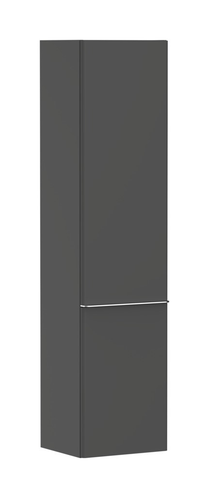 Hansgrohe Xelu Q Hochschrank Diamantgrau Matt 400/350, Türanschlag links Chrom