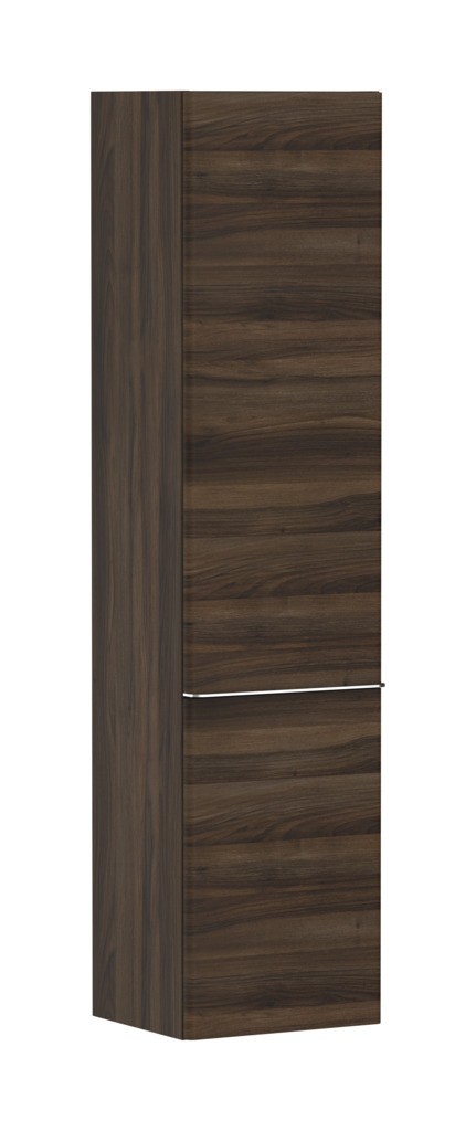 Hansgrohe Xelu Q Hochschrank Nussbaum Dunkel 400/350, Türanschlag rechts Chrom