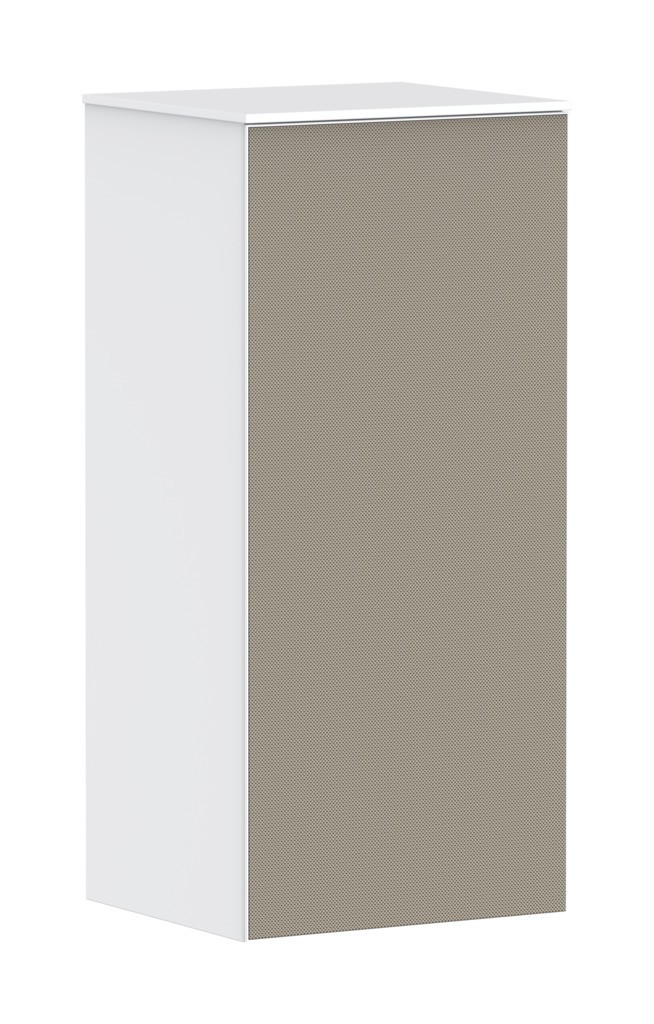 Hansgrohe Xevolos E Halbhochschrank Mattweiß 400/360, Türanschlag rechts Bronze Struktur