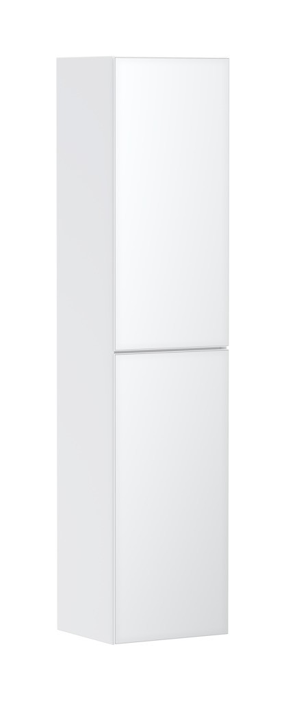 Hansgrohe Xevolos E Hochschrank Mattweiß 400/360, Türanschlag rechts Weiß Metallic