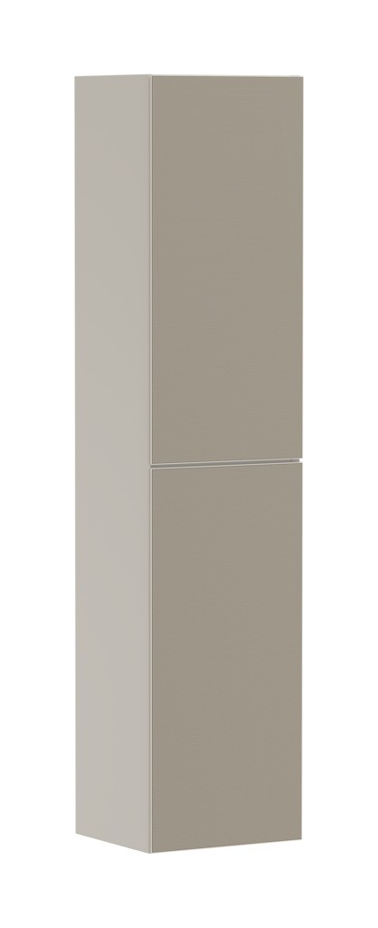 Hansgrohe Xevolos E Hochschrank Sandbeige Matt 400/360, Türanschlag rechts Bronze Struktur
