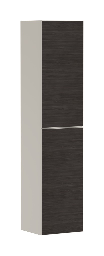 Hansgrohe Xevolos E Hochschrank Sandbeige Matt 400/360, Türanschlag rechts Eiche Dunkel