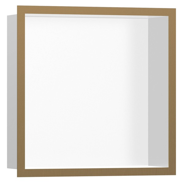 HG XtraStoris Individual Wandnische mit Designrahmen 300x300x100mm MW/BBR