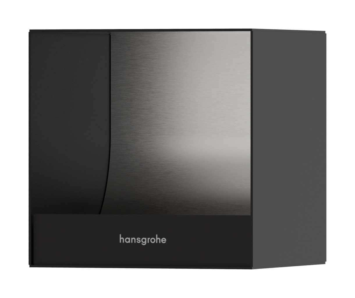 Hansgrohe XtraStoris Original Einbau Toilettenpapierhalter 150/150/140 Mattschwarz