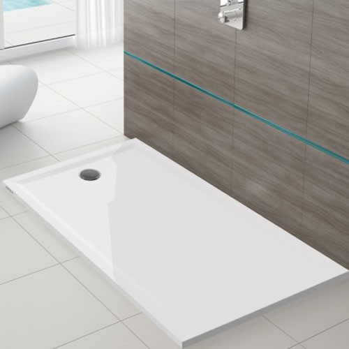 HO DW Muna "S" 800x700x30 ohne Antirutsch, Material Solique, weiß