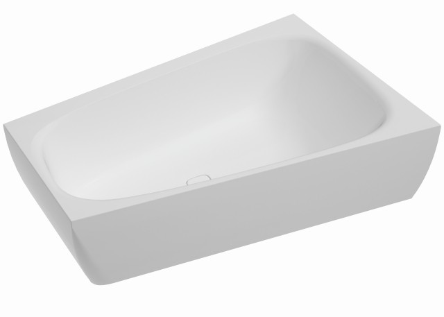 Hoesch Badewanne iSensi Trapez 1800x1400 Monolith rechts mit Überlauf, ang. Sch.
