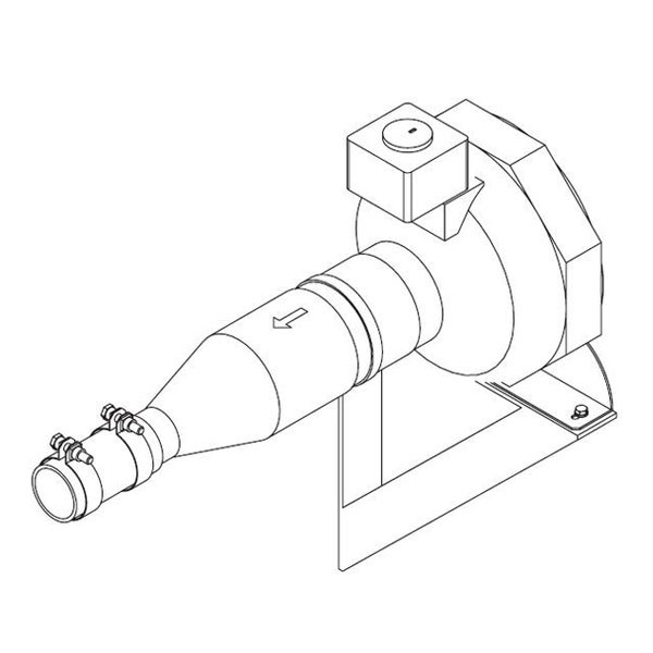 Hoesch Zubehör Zuluftgebläse 230 V, 50 Hz für Dampfgeneratoren