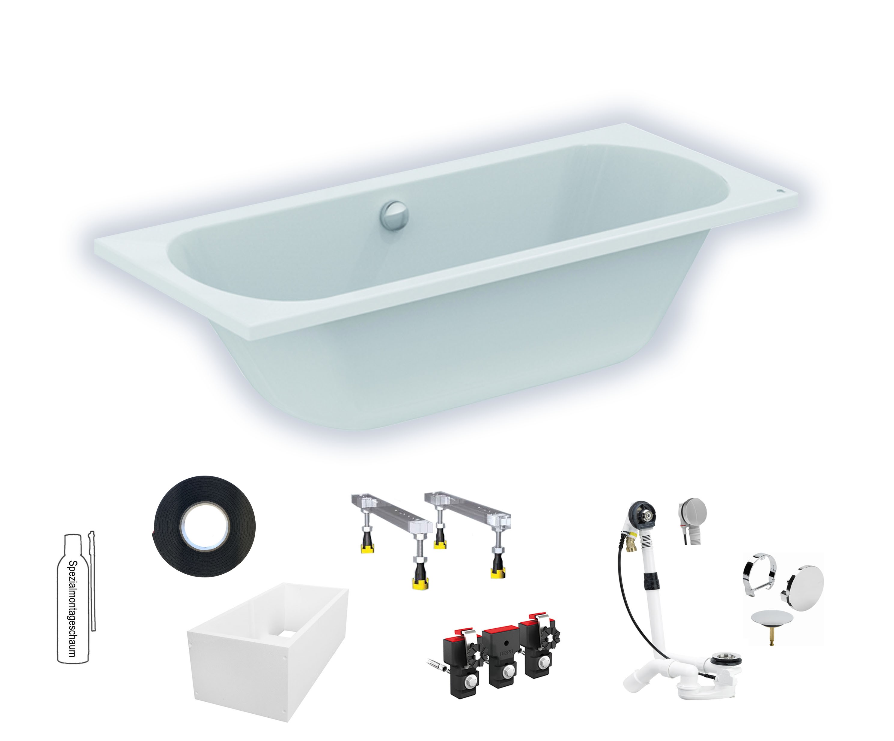 Ideal Standard Hotline Neu 1700x750x465mm Duo-Badewanne Weiß