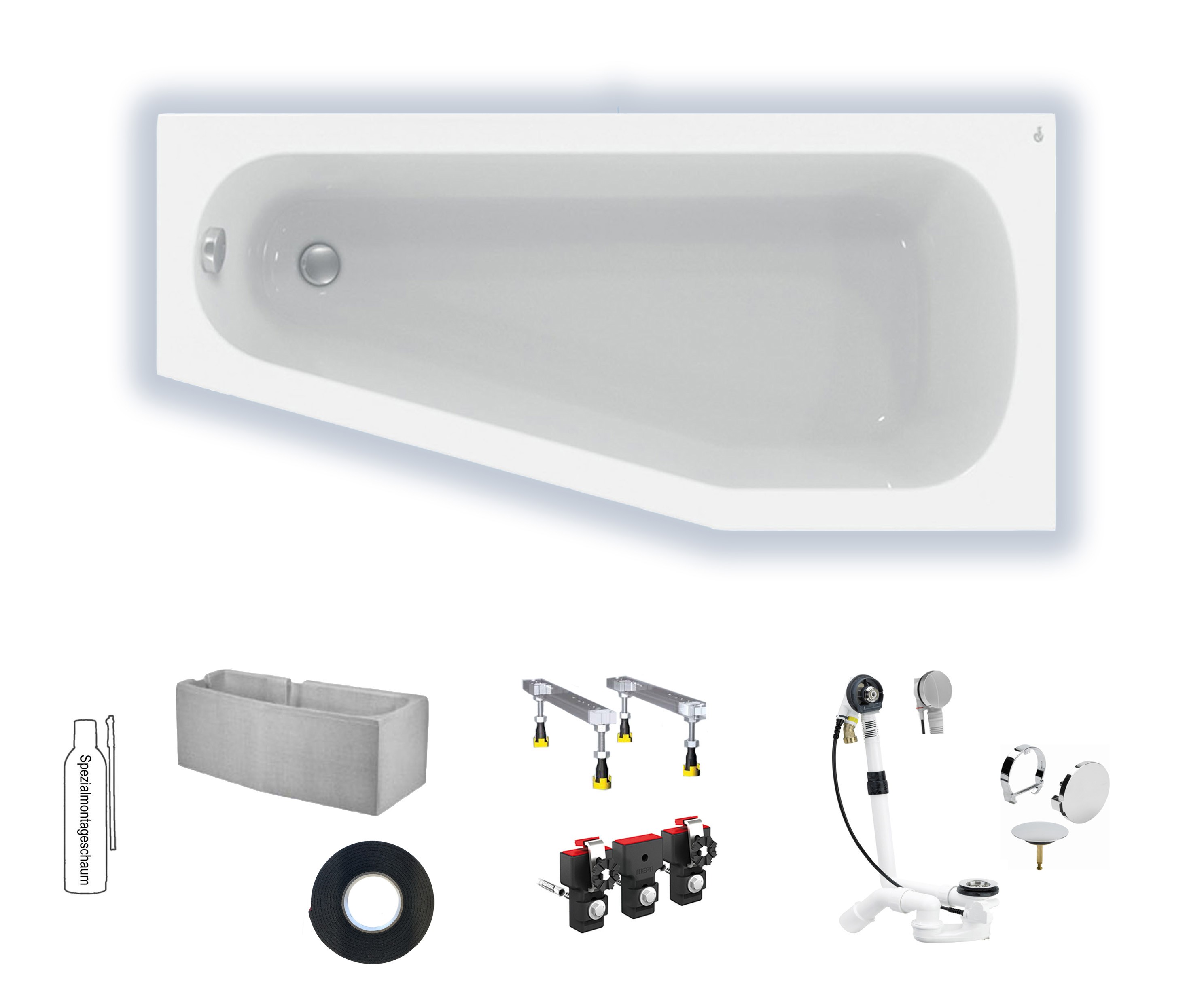 Ideal Standard Hotline Neu rechts 1600x700 Raumsparwanne K276101