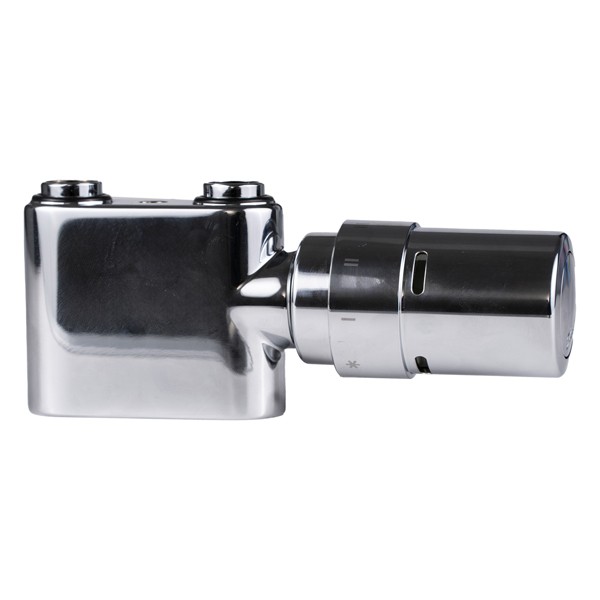 Anschlussblock Durchgangsform Chrom