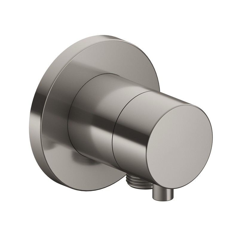 KE 2-Wege Umstellv. IXMO Comfort 59556, Schlauchanschl.,rund,Nickel gebürstet