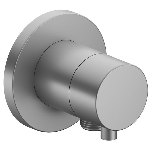 KE 3-Wege Ab-u.Umstellv.IXMO Comf.59549, Schlauchan., rund, Aluminium-finish