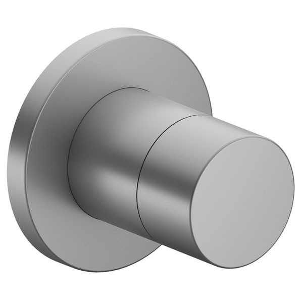 KE 3-Wege Umstellventil IXMO Pure 59548, rund, Aluminium-finish