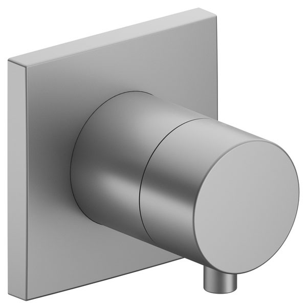 KE Absperrventil IXMO Comfort 59541, eckig, Aluminium-finish