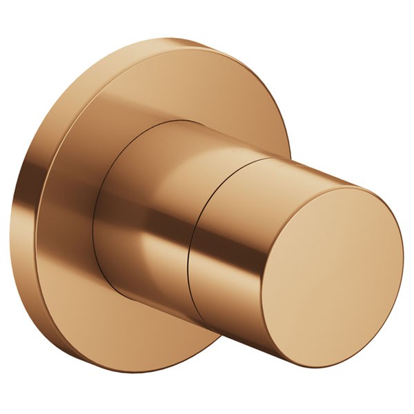 KE Absperrventil IXMO Pure 59541, rund, Bronze gebürstet