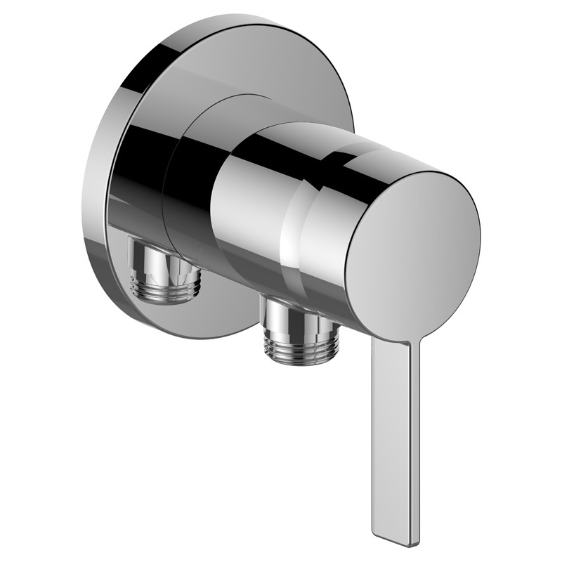 Keuco Einhebelmischer IXMO 59552, mit Schlauchanschluss, rund, verchromt