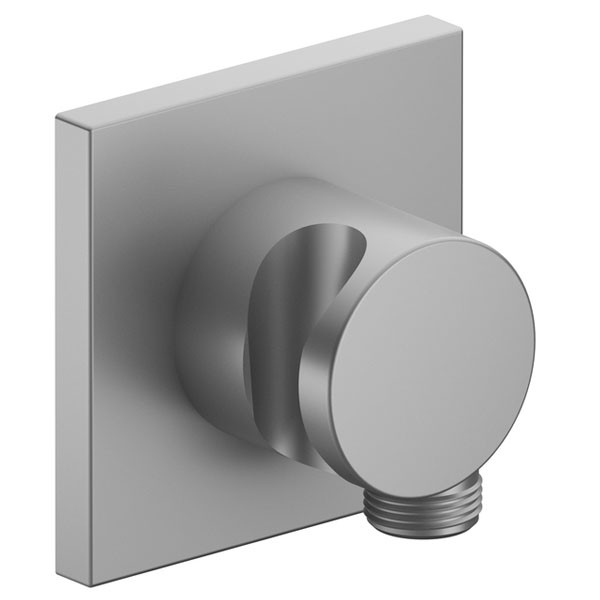 KE Schlauchanschluss IXMO 59592, mit Brausehalter, eckig, Aluminium-finish