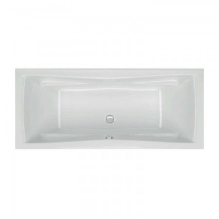Acryl-Badewanne Antigua 190 x 90 x 44cm weiss Bodenlänge 118,5cm, 305 Liter