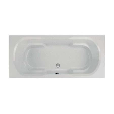 Acryl-Badewanne Bornholm 180 x 80 x 50cm weiss Bodenlänge 132cm, 355 Liter