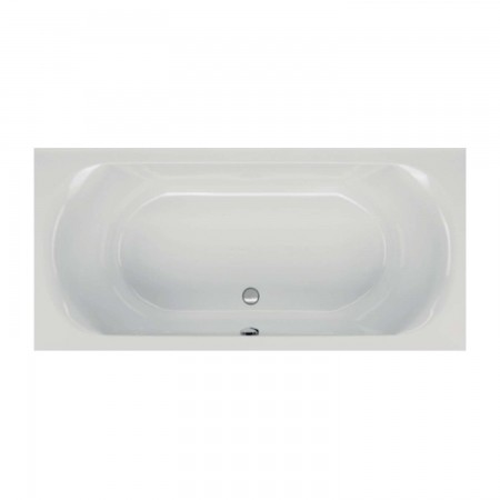 Acryl-Badewanne Lagoon 190 x 90 x 49,5cm weiss Bodenlänge 130cm, 340 Liter