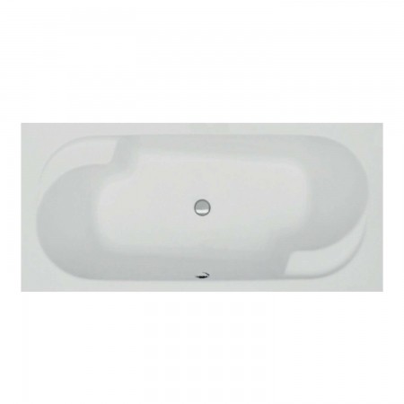 Acryl-Badewanne Laos 190 x 90 x 45cm weiss Bodenlänge 135,5cm, 278 Liter