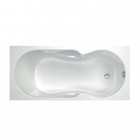 Acryl-Badewanne Tosca 170 x 80 x 42,5cm weiss Bodenlänge 132cm, 210 Liter