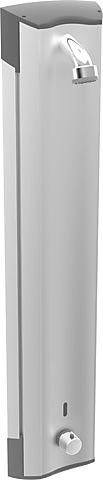 HA berührungsfreies Duschpaneel mit Thermostat Hansaconcerto 6415 verchromt