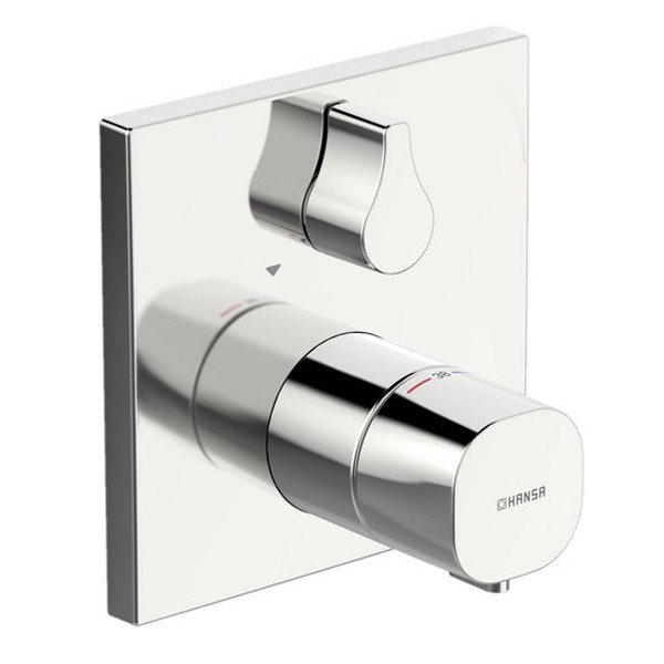 HA Funktionseinheit mit Dekorset Therm.- Brause-Batt. Hansaliving 8113, chrom