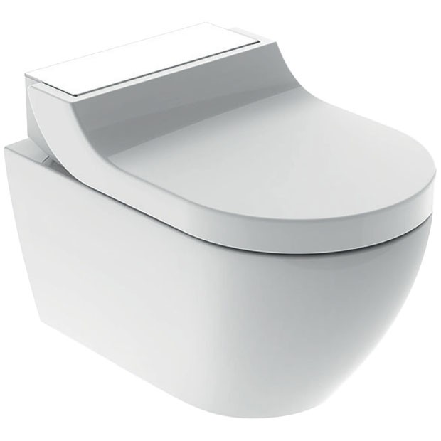 Geberit AquaClean Tuma Comfort WC-Komplettanlage Wand-WC Glas weiß