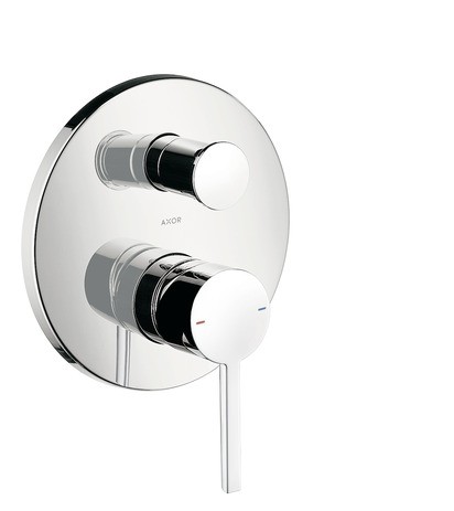 HG Wannenmischer Unterputz Axor Starck Fertigset chr.Sicherungskombi.Hebelgriff