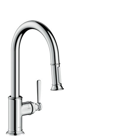 HG Spültischmischer Axor Montreux edelstahl-optik mit Ausziehbrause
