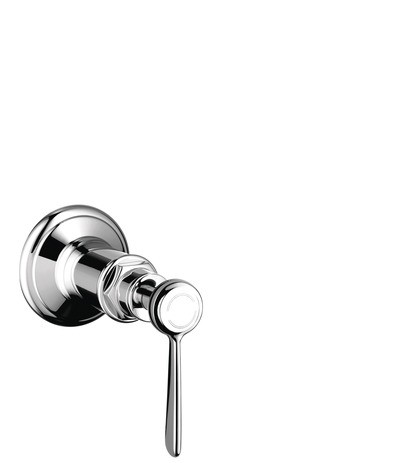 HG Absperrventil Unterputz Axor Montreux Fertigset Hebelgriff brushed nickel