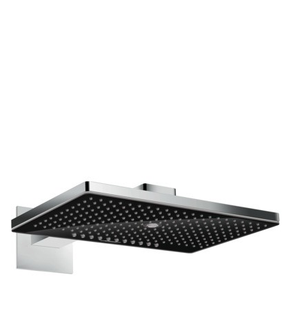HG Kopfbrause Rainmaker Select 460 3jet schwarz/chrom mit Brausearm 450mm