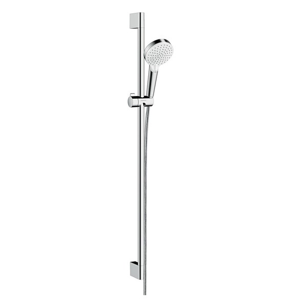 HG Brausenset Crometta Vario EcoSmart 9 l/min/Unica 900mm weiss/chrom