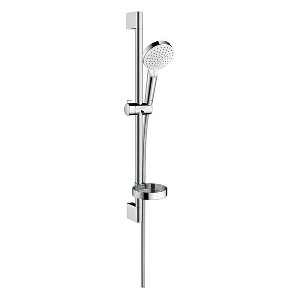HG Brausenset Crometta Vario/Unica 650mm weiss/chrom mit Cassetta