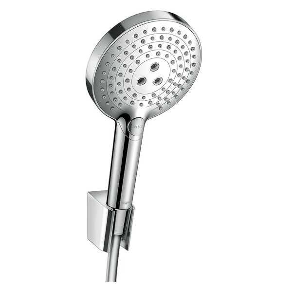 HG Brausenset Raindance Select S 120 Porter'S chrom mit 1250mm Brauseschlauch