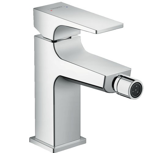 Hansgrohe Metropol Bidetmischer chrom mit Push-Open Ablaufgarnitur