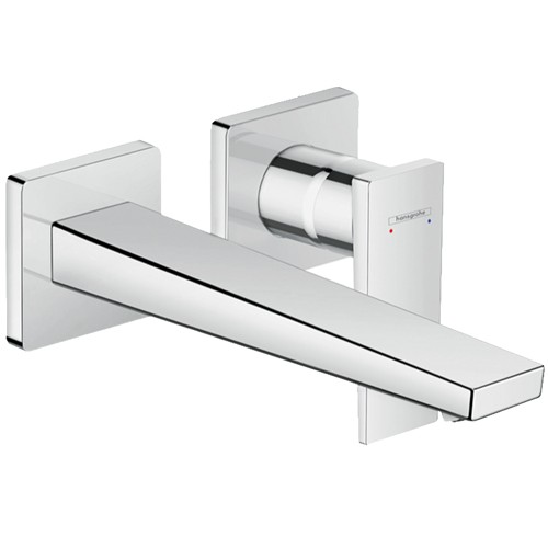 Hansgrohe Metropol 2-Loch Waschtischarmatur Unterputz F-Set chrom langer Auslauf