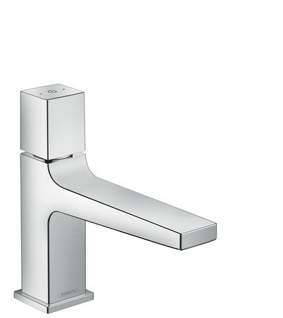 HG Waschtischmischer 100 Metropol Select chrom mit Push-Open Ablaufgarnitur